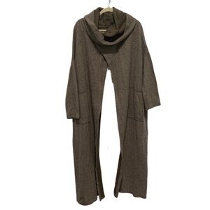 Free People OMG Pullover Beach Maxi Split Cowl neck - Oversized